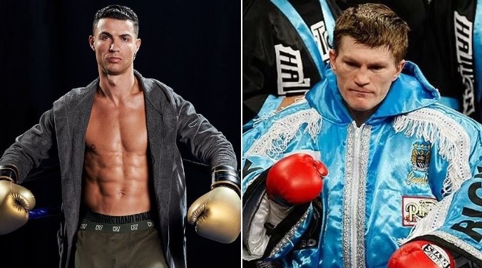 Cristiano Ronaldo i Ricky Hatton