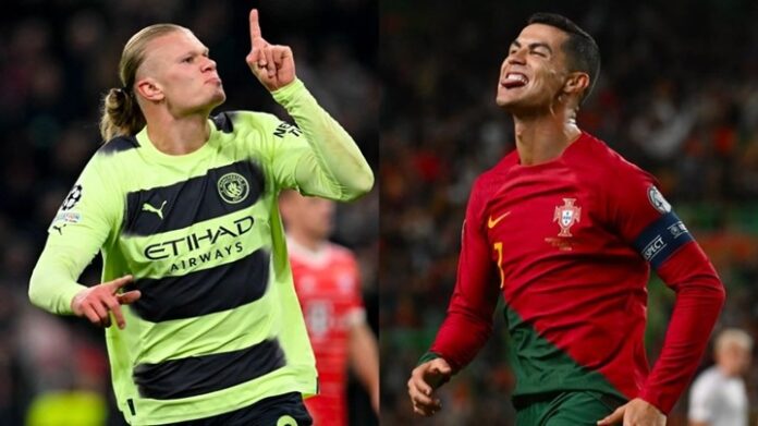 Erling Haaland i Cristiano Ronaldo
