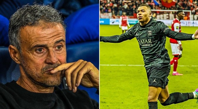 Luis Enrique i Kylian Mbappe