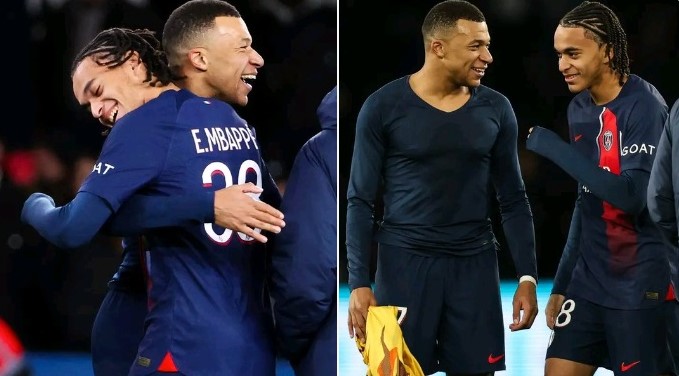 Kylian Mbappe i Ethan Mbappe