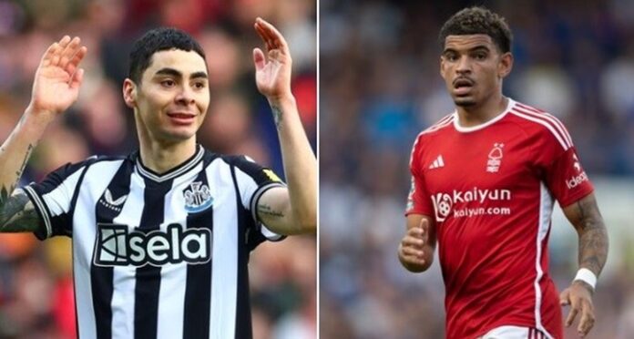 Morgan Gibbs-White i Miguel Almiron