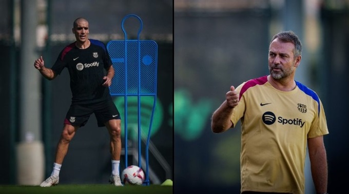 Oriol Romeu i Hansi Flick