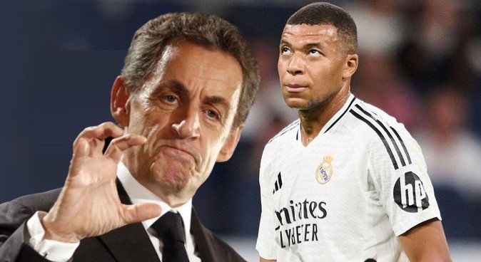 Nicolas Sarkozy i Kylian Mbappe