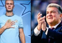 Erling Haaland wyląduje w Barcelonie? Laporta zareagował na te wiadomości