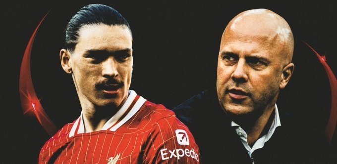 Darwin Nunez i Arne Slot