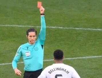 Jude Bellingham ukarany za obraźliwe słowa w kierunku sędziego