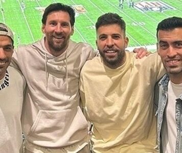 Messi, Suarez, Busquets i Alba wzięli udział w Super Bowl 2025