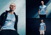 W odświeżonym stylu. Erling Haaland pozuje w nowym stroju Manchesteru City
