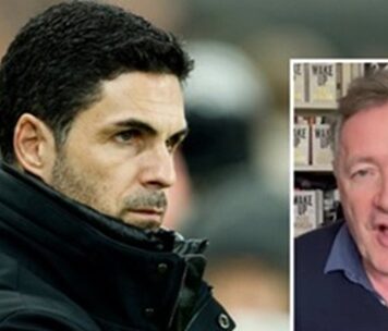 Piers Morgan krytykuje Artetę za jego komentarze po porażce z PSG