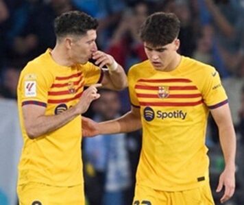 Cubarsí skończył trening przed czasem po zderzeniu z Lewandowskim