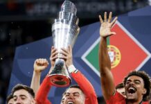 Cristiano Ronaldo emocjonalnie reaguje na triumf Portugalii w Lidze Narodów