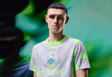 Zawodnicy Manchesteru City prezentują trzeci strój zespołu