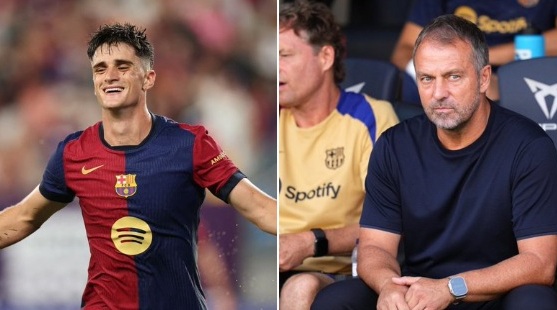 Pau Victor i Hansi Flick