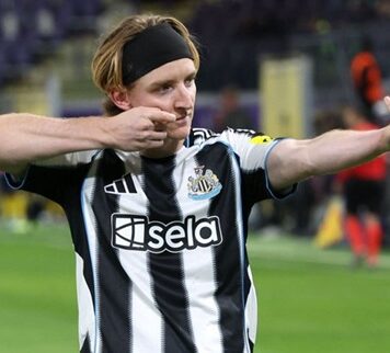 Anthony Gordon pisze na nowo historię Newcastle w Lidze Mistrzów