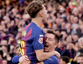 Lewandowski wprowadza Barcelonę na Camp Nou
