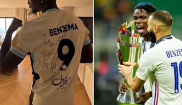 Karim Benzema zaskakuje Paula Pogbę przemyślanym prezentem